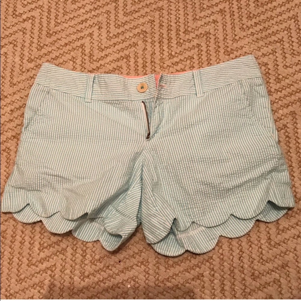 Lilly Pulitzer Seersucker Shorts Size 6